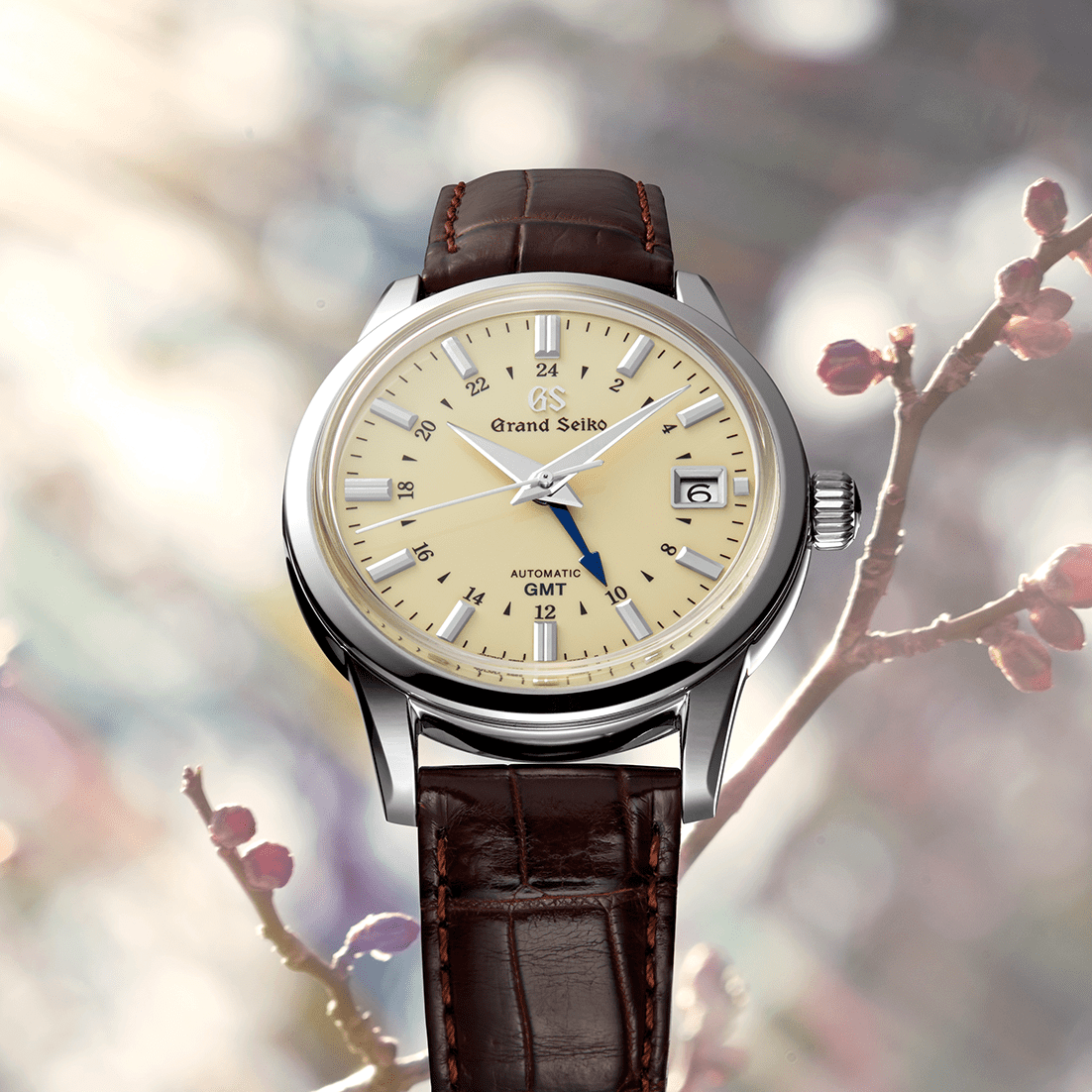 Grand Seiko Elegance Mechanical GMT Watch