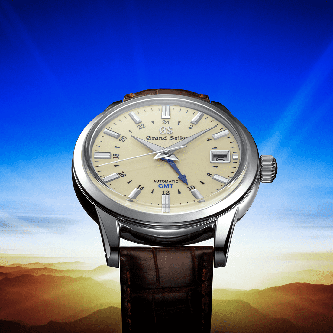 Grand Seiko Elegance Mechanical GMT Watch