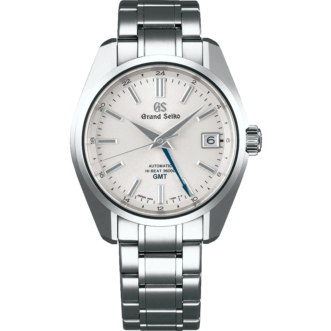 Grand Seiko Heritage SBGJ201 Men's Hi-Beat GMT Stainless Steel Watch